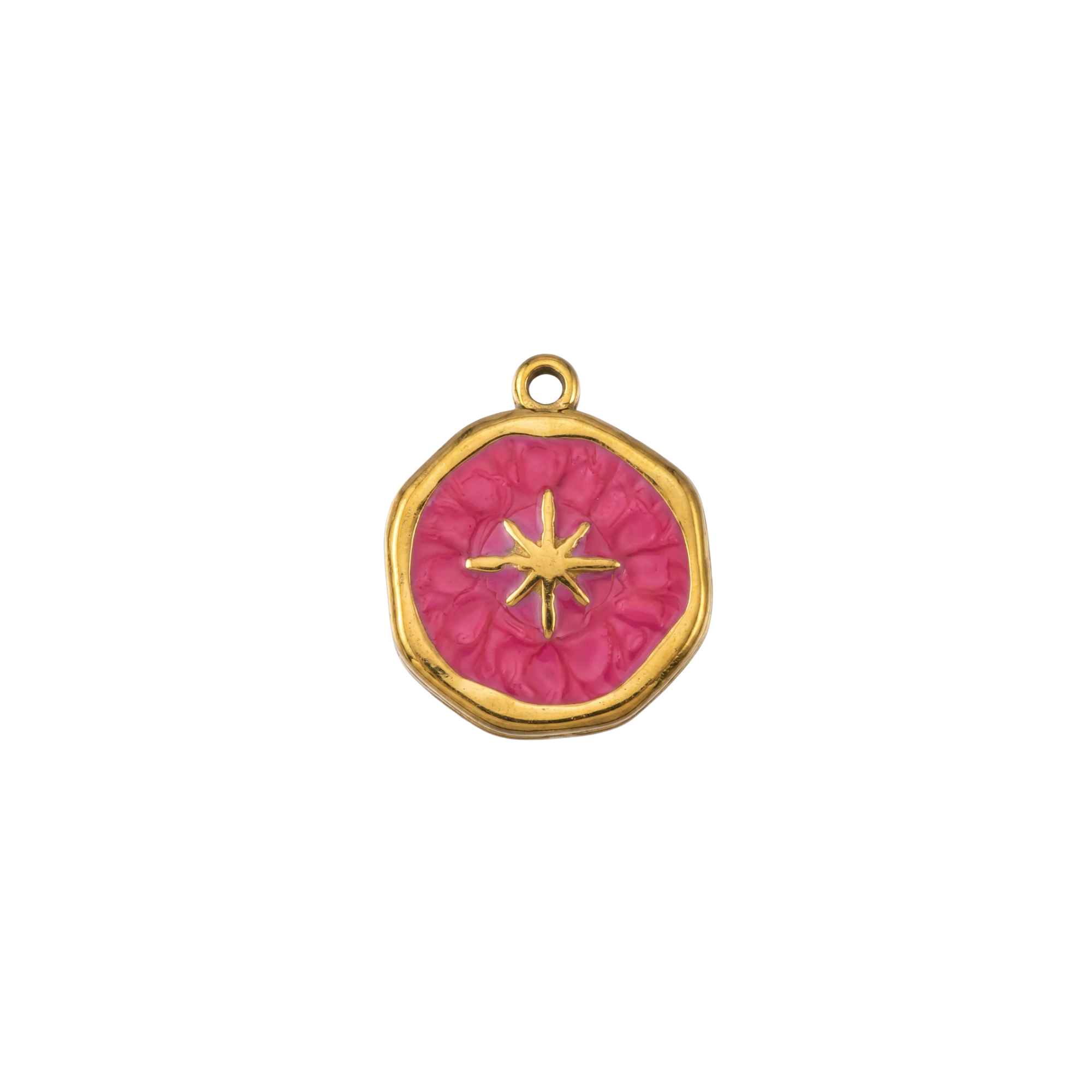 MEDALLA DESTELLO FUCSIA