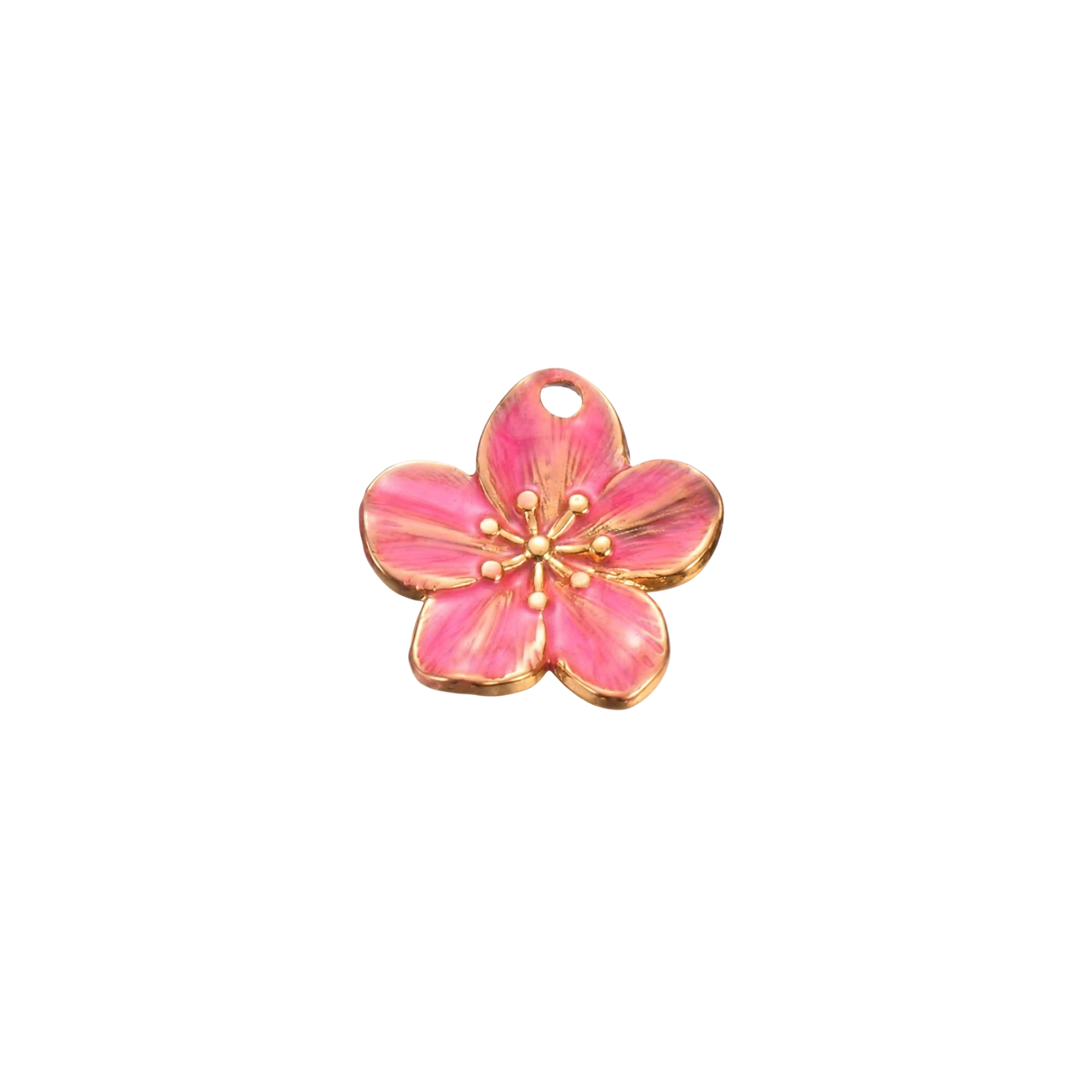 FLOR DORADA FUCSIA