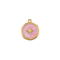 MEDALLA DESTELLO ROSA