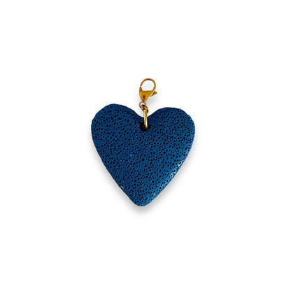 Charm corazón Maxi Azul