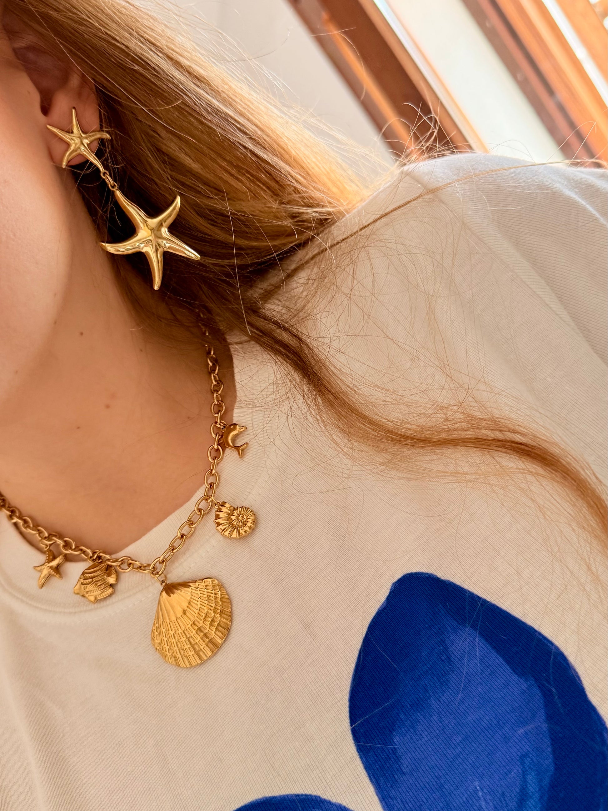Pendientes Estrella Doble