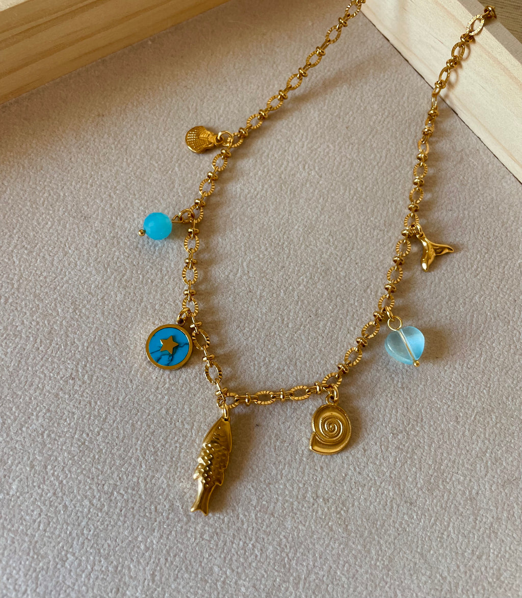 Charm Corazón azul