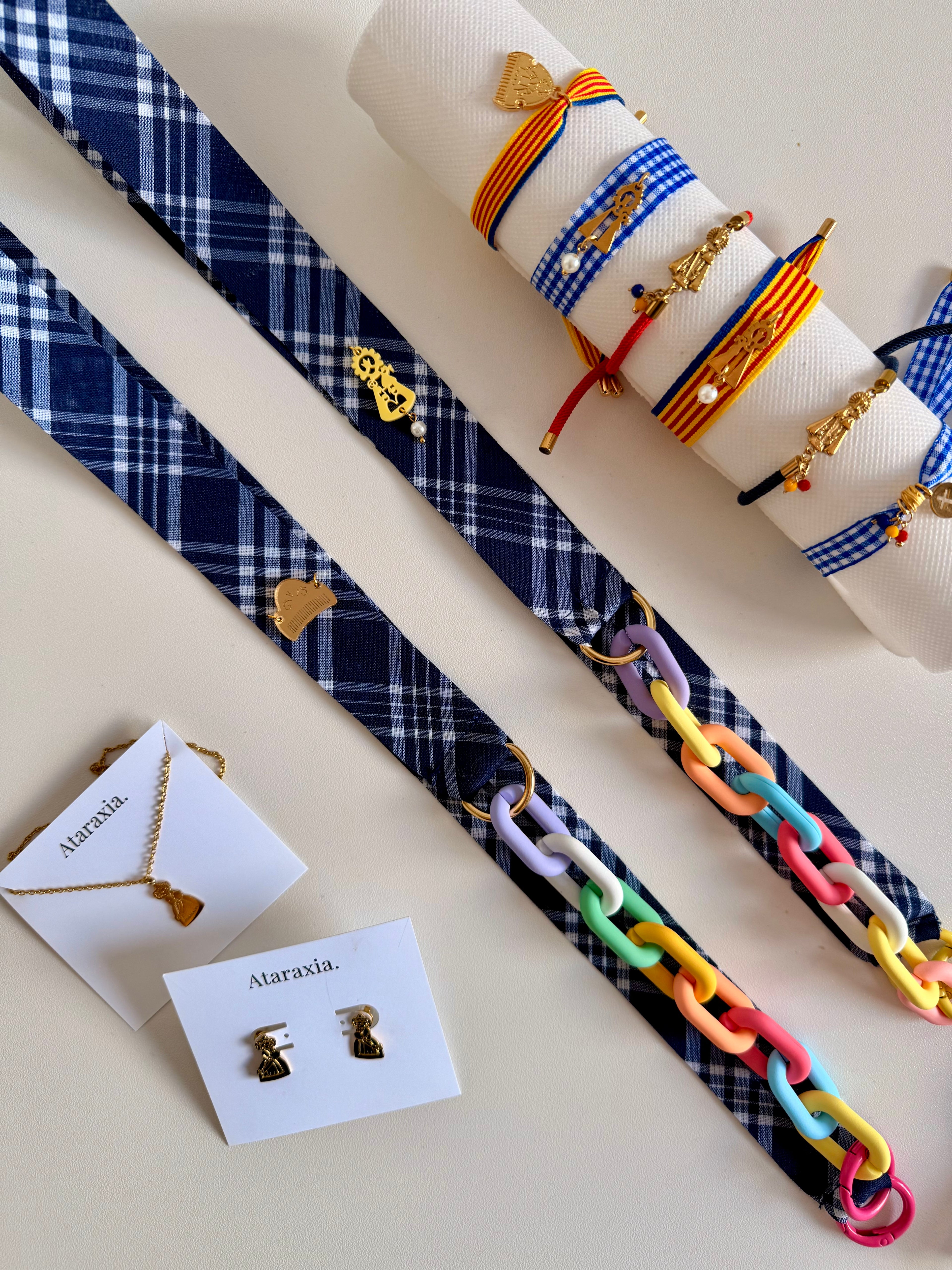 Cuelgamóvil CUADROS PEQUES