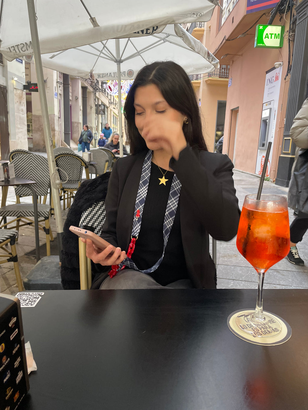 Cuelgamóvil CUADROS