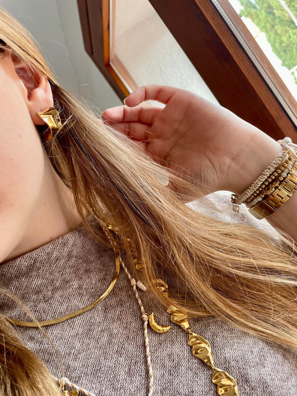 Pendientes Sauce