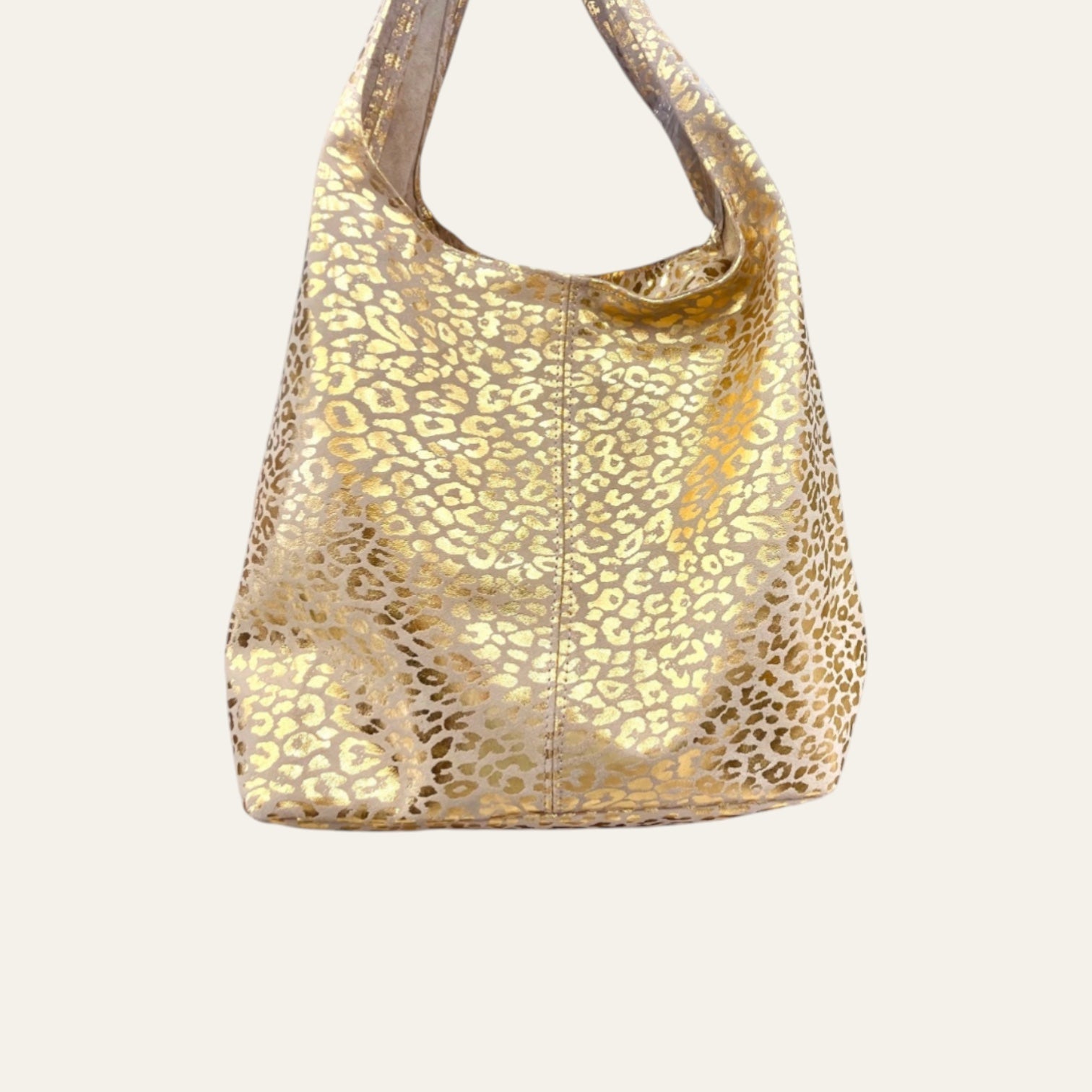 Bolso Paris Leopardo Dorado
