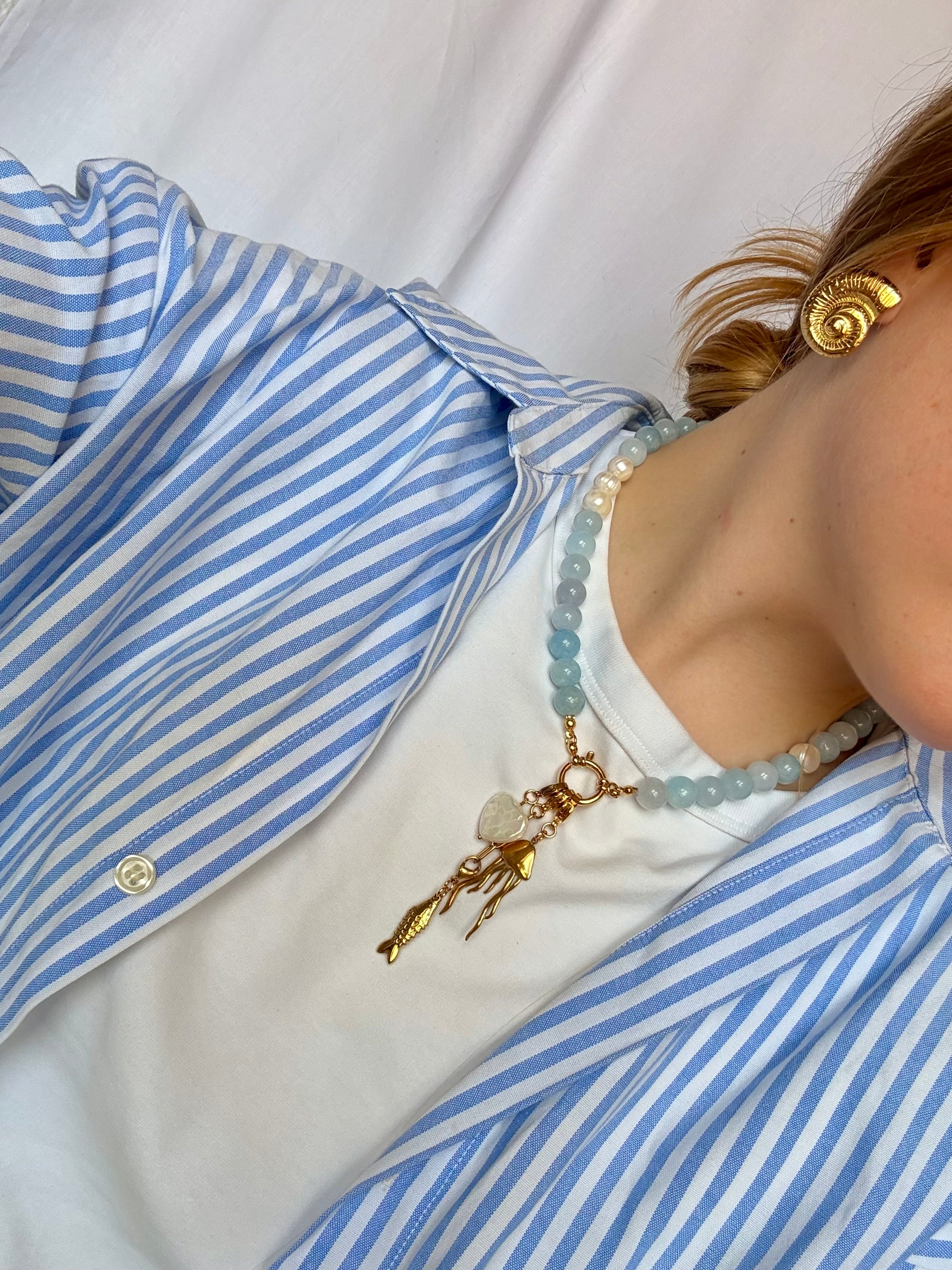 Collar Aguamarina
