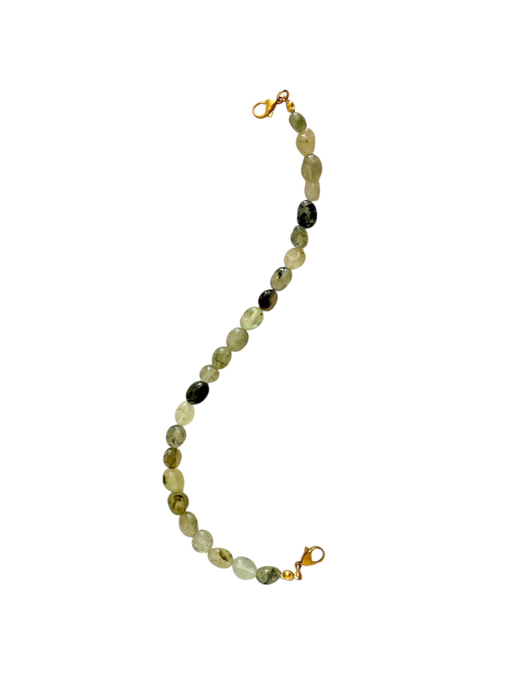 Mitad collar piedras naturales