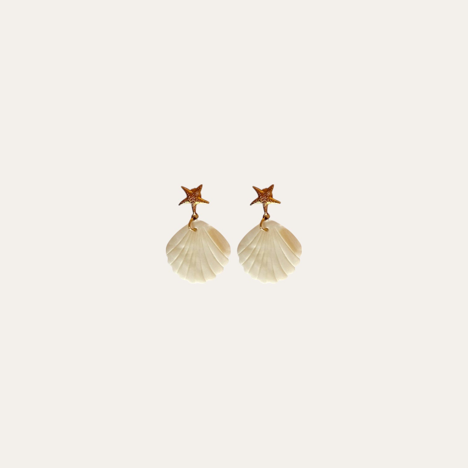 Pendientes Concha nácar