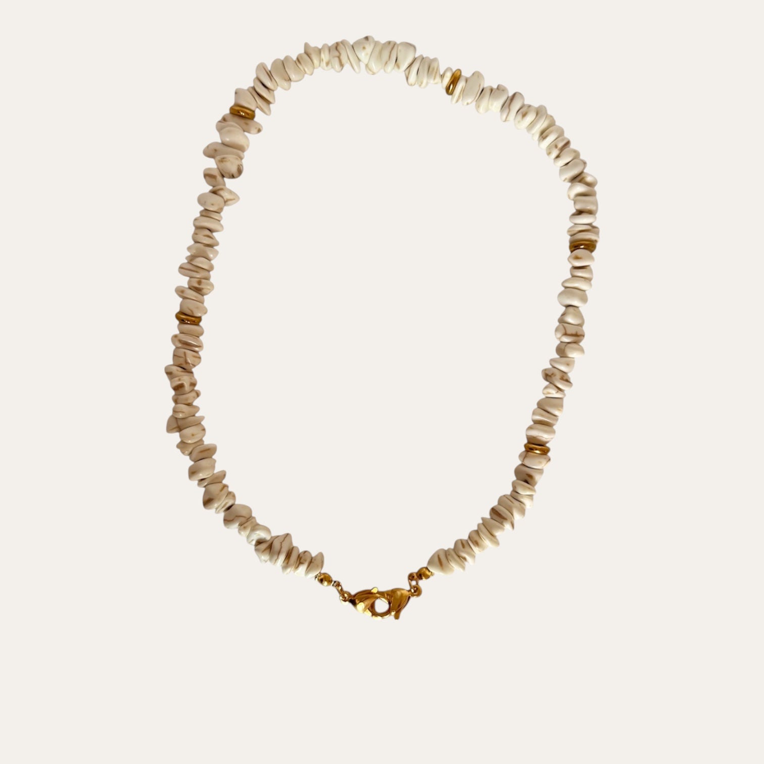 Collar Turquesa Blanca
