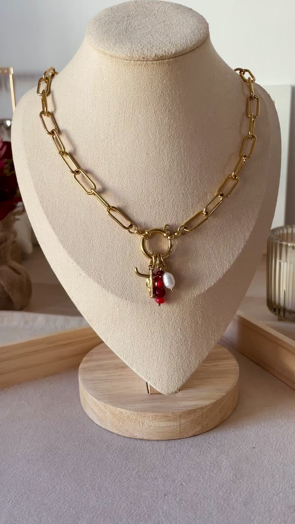 Charm Boitas Rojas